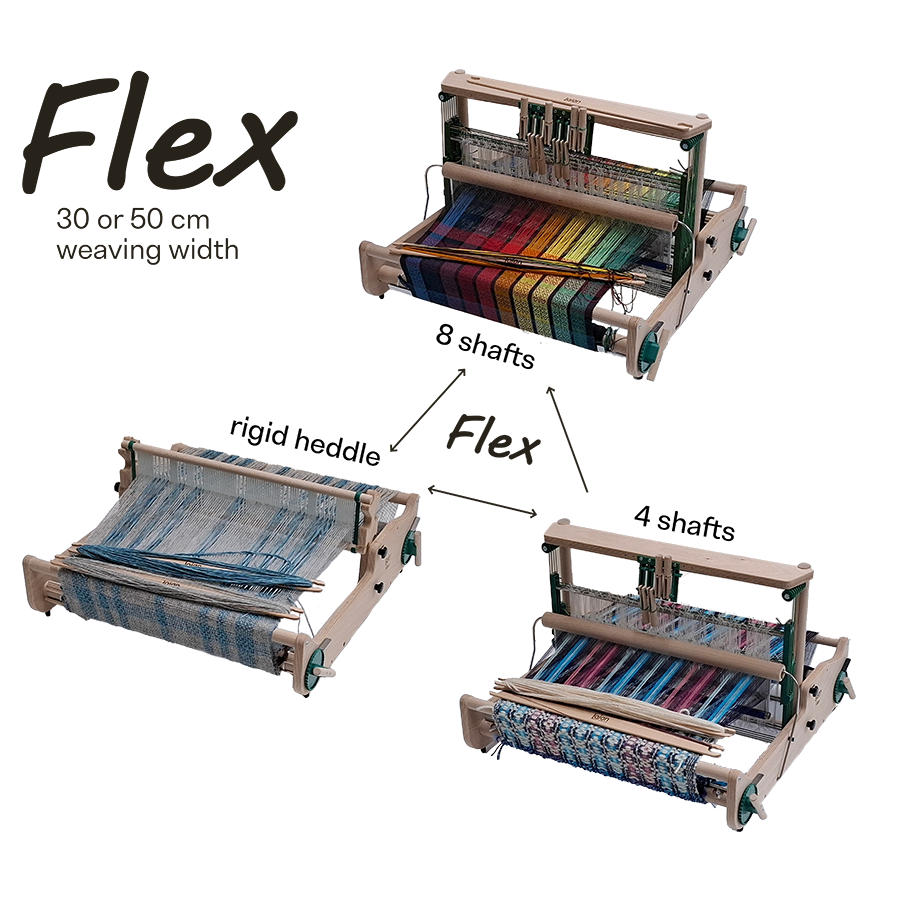 Lojan Flex Conversion Kits (Flex 30 cm (12") kit - shafts to rigid heddle)