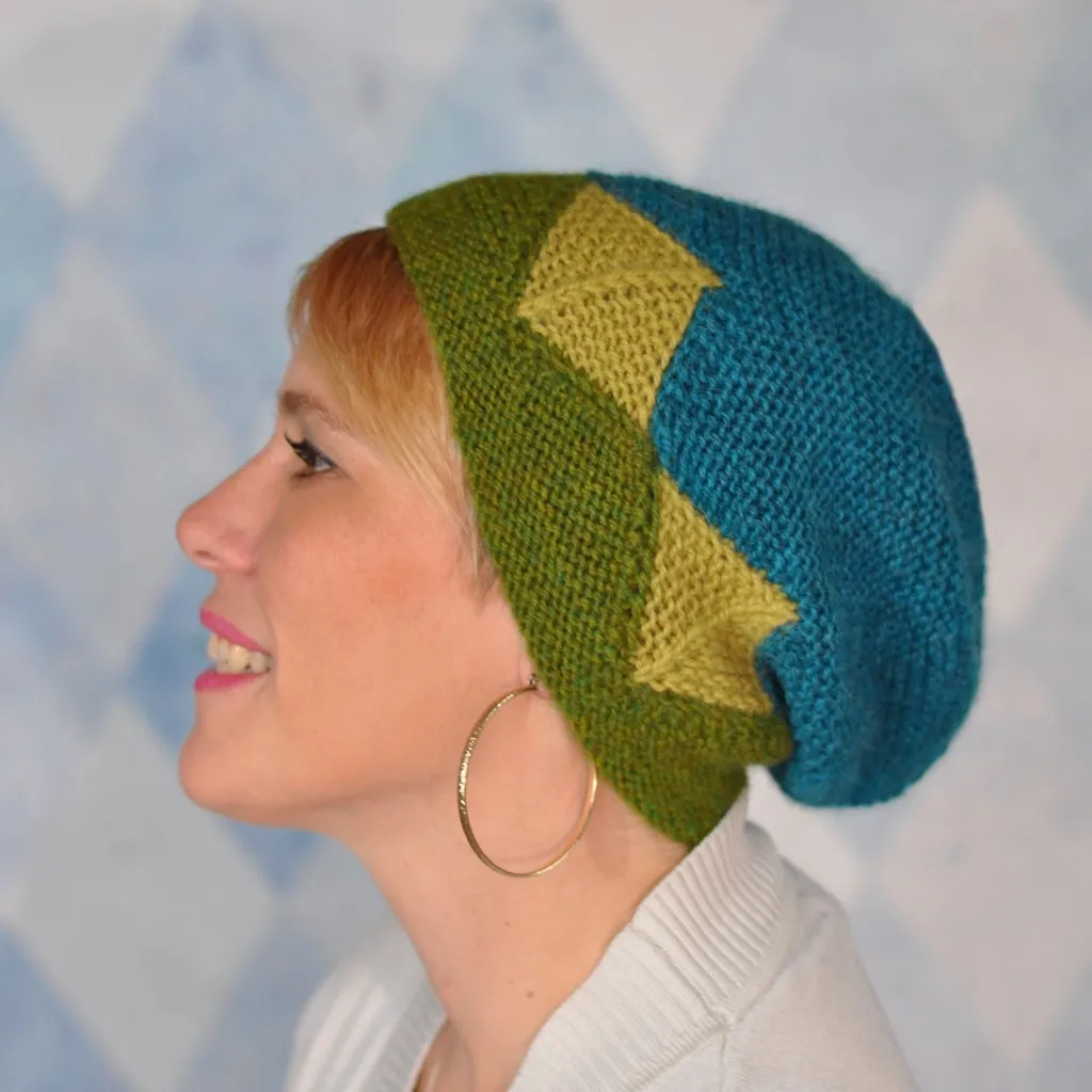 Garter Geometry Hat Pattern