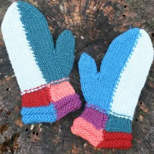 Patchwork Mittens Pattern