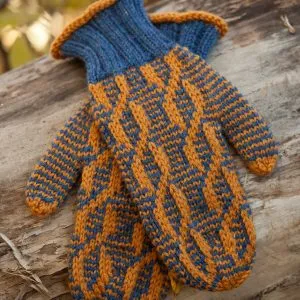 Spiral Style Mittens Pattern