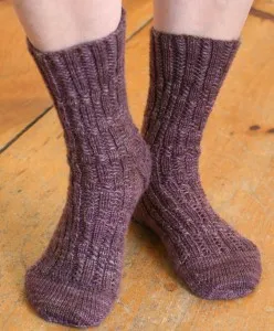 Two-Block Socks Pattern